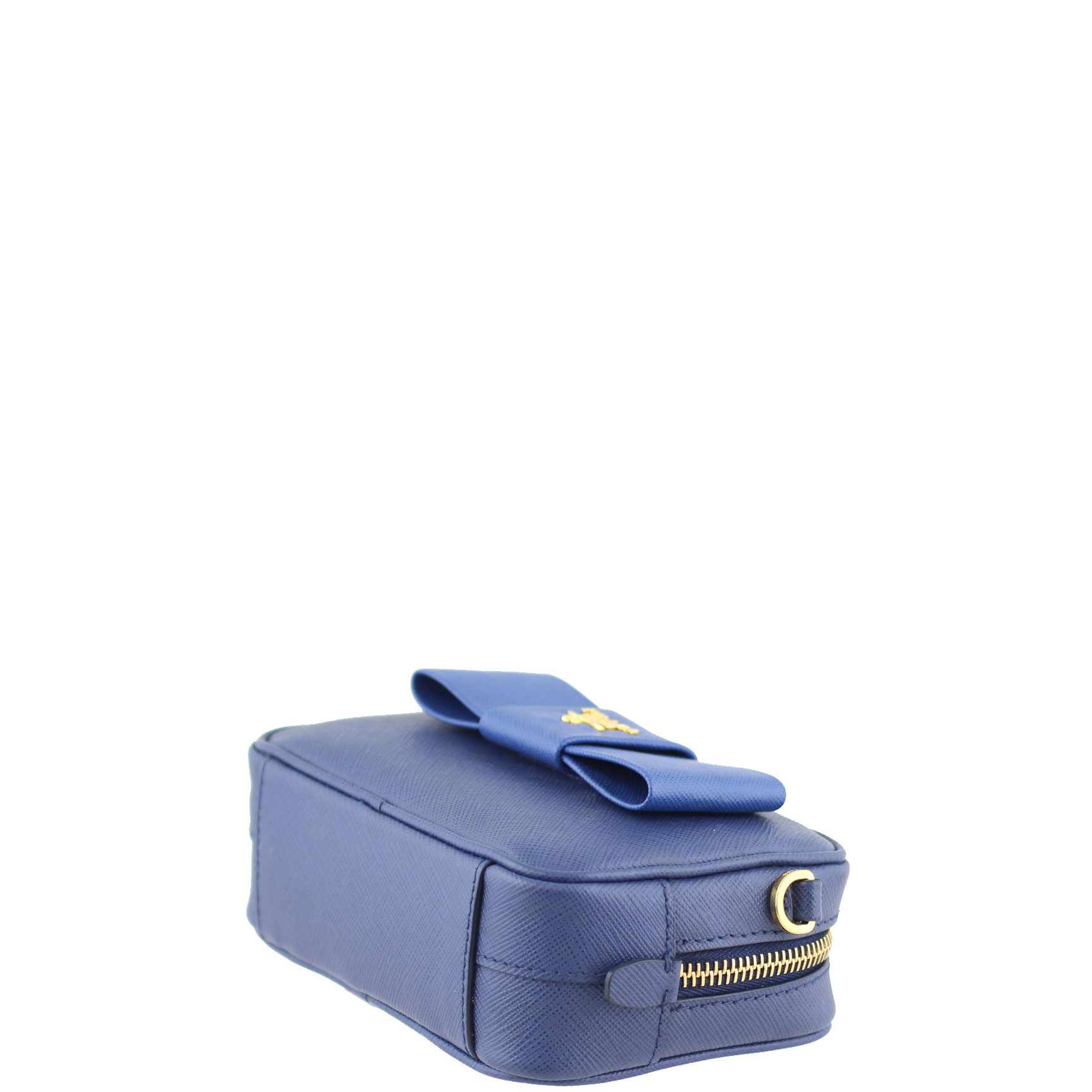 Prada Saffiano Fiocco Bow Crossbody