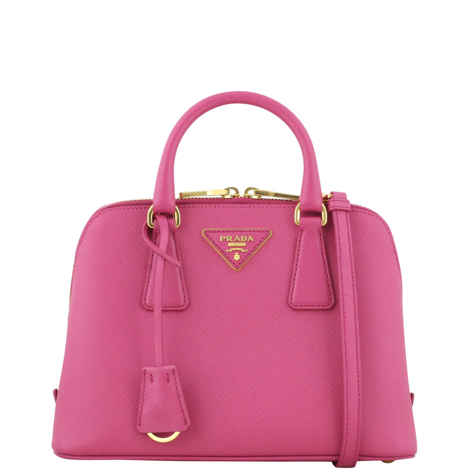 Pink prada saffiano bag online