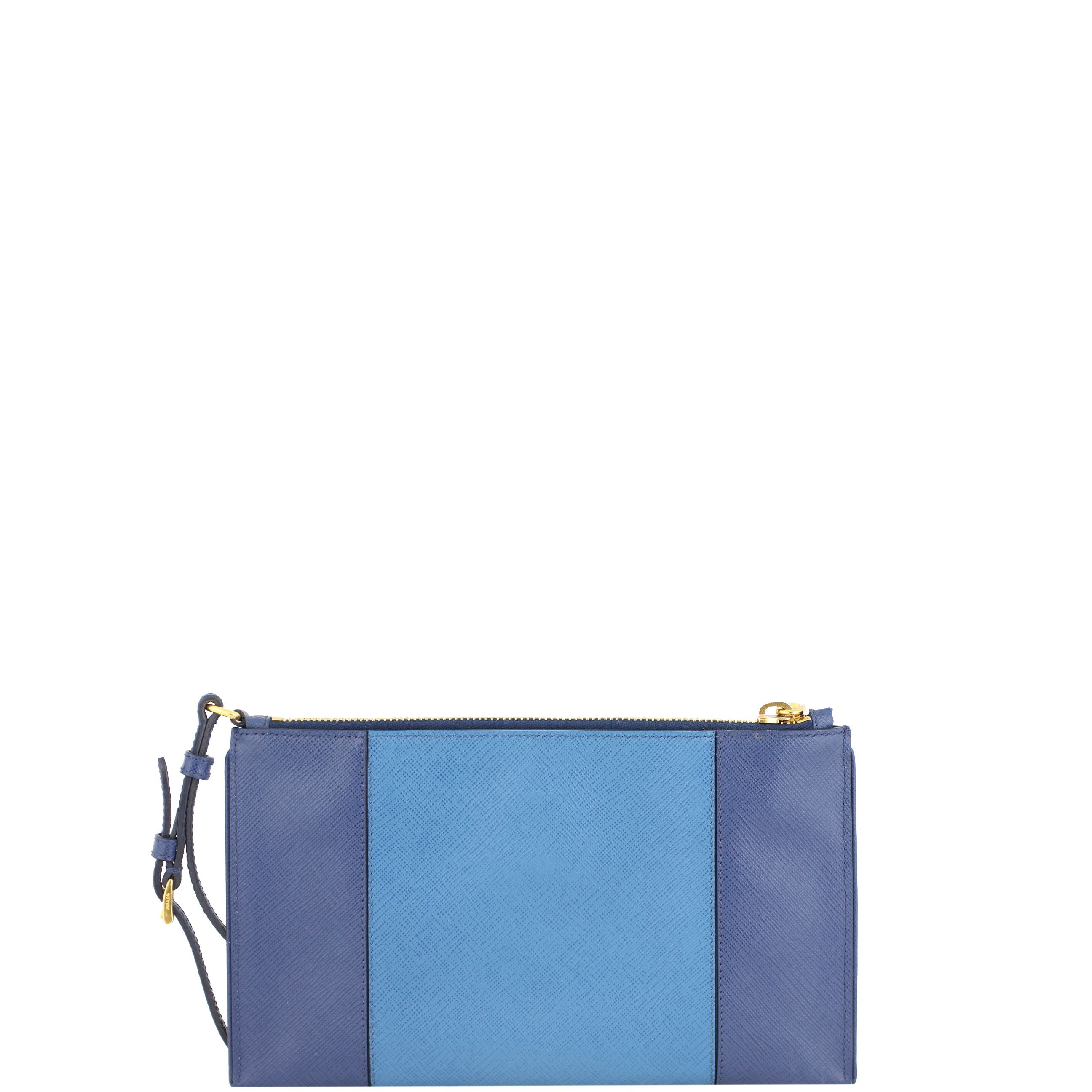 Prada Saffiano Lux Wristlet