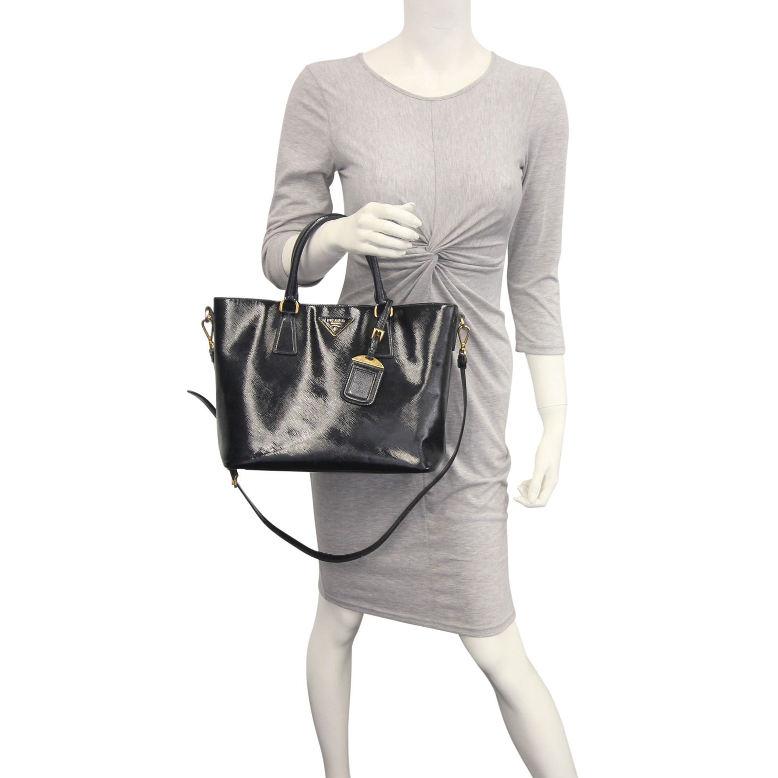 Prada genuine leather handbags deals