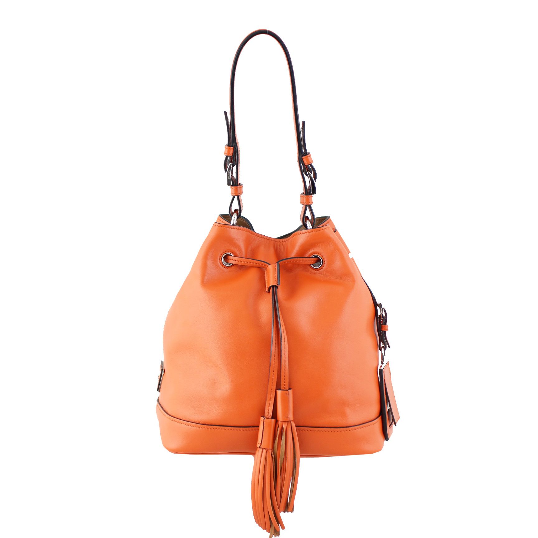 【関税負担】 PRADA BUCKET BAG Prada Soft Calf Bucket Bag