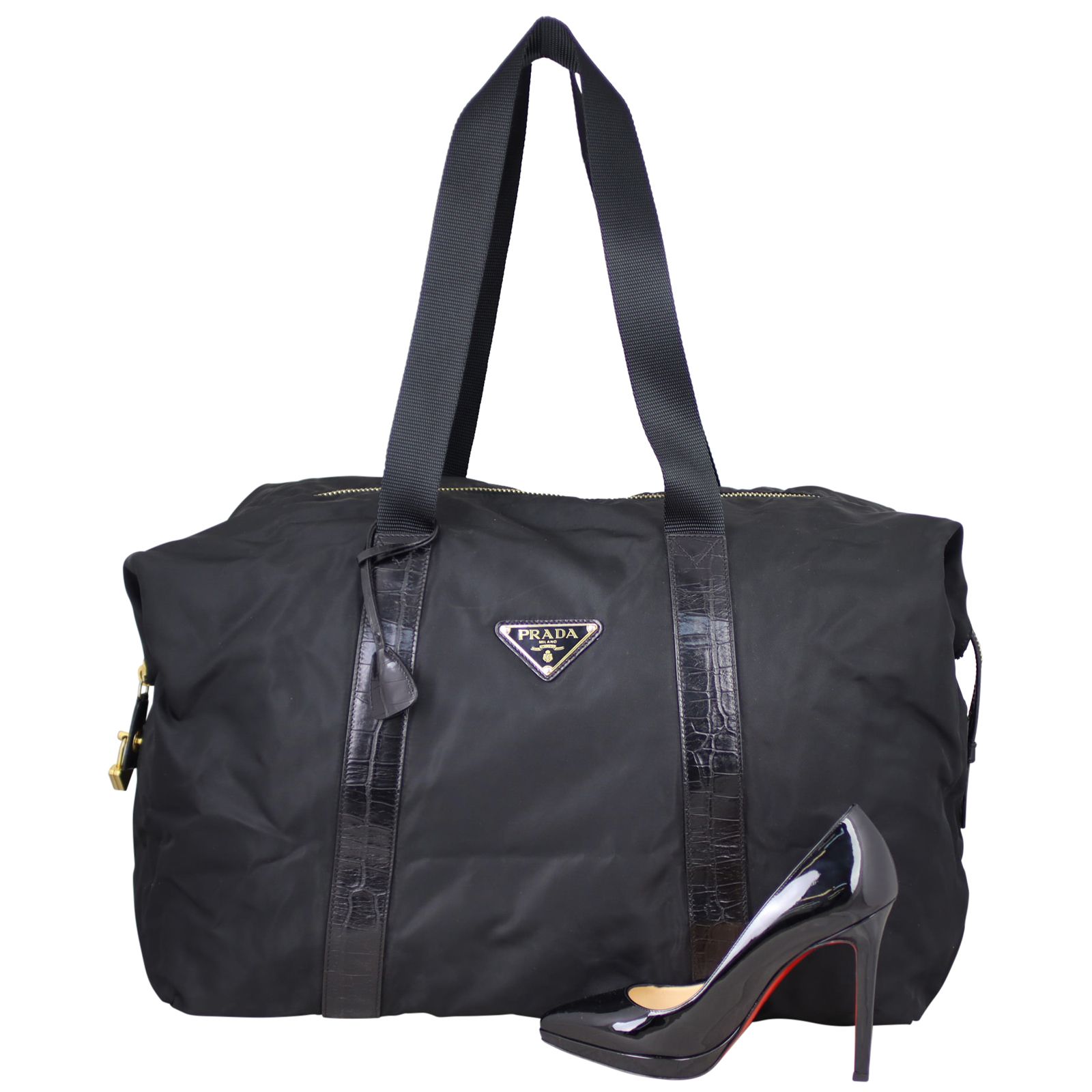 Prada flight bag online