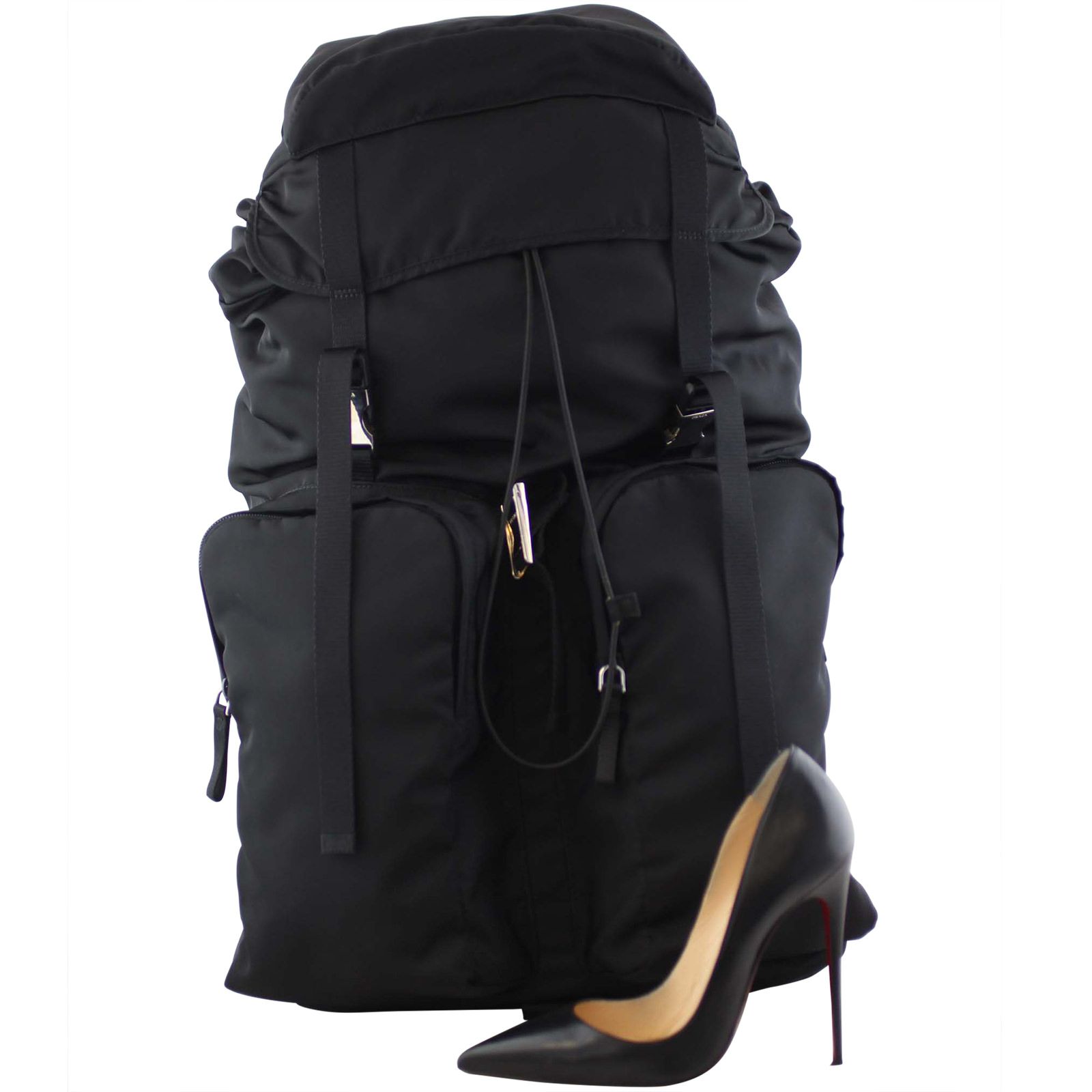 素晴らしい価格 Prada Tessuto Two Pocket Backpack バッグ