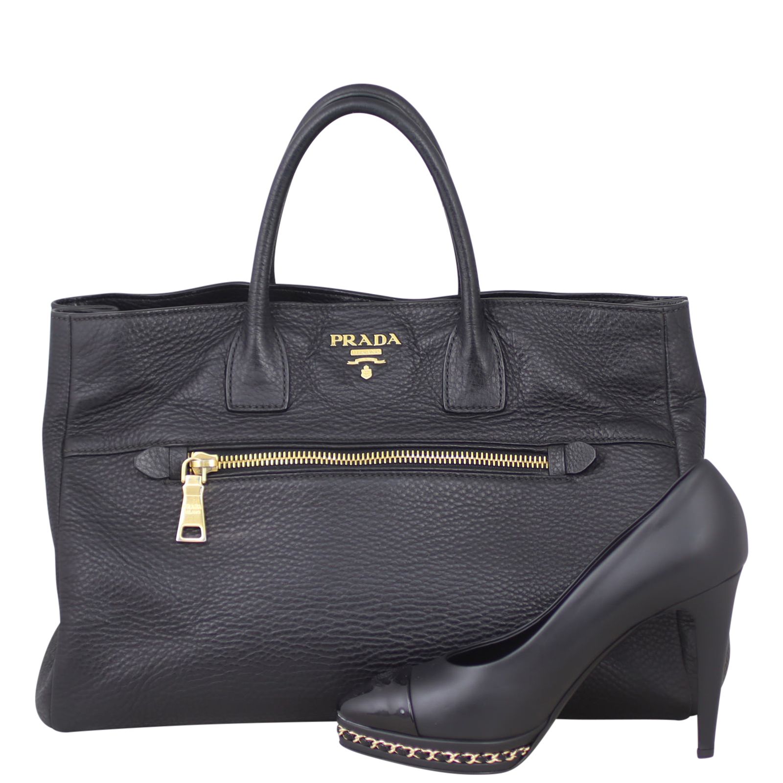 Prada Vitello Daino Shopper