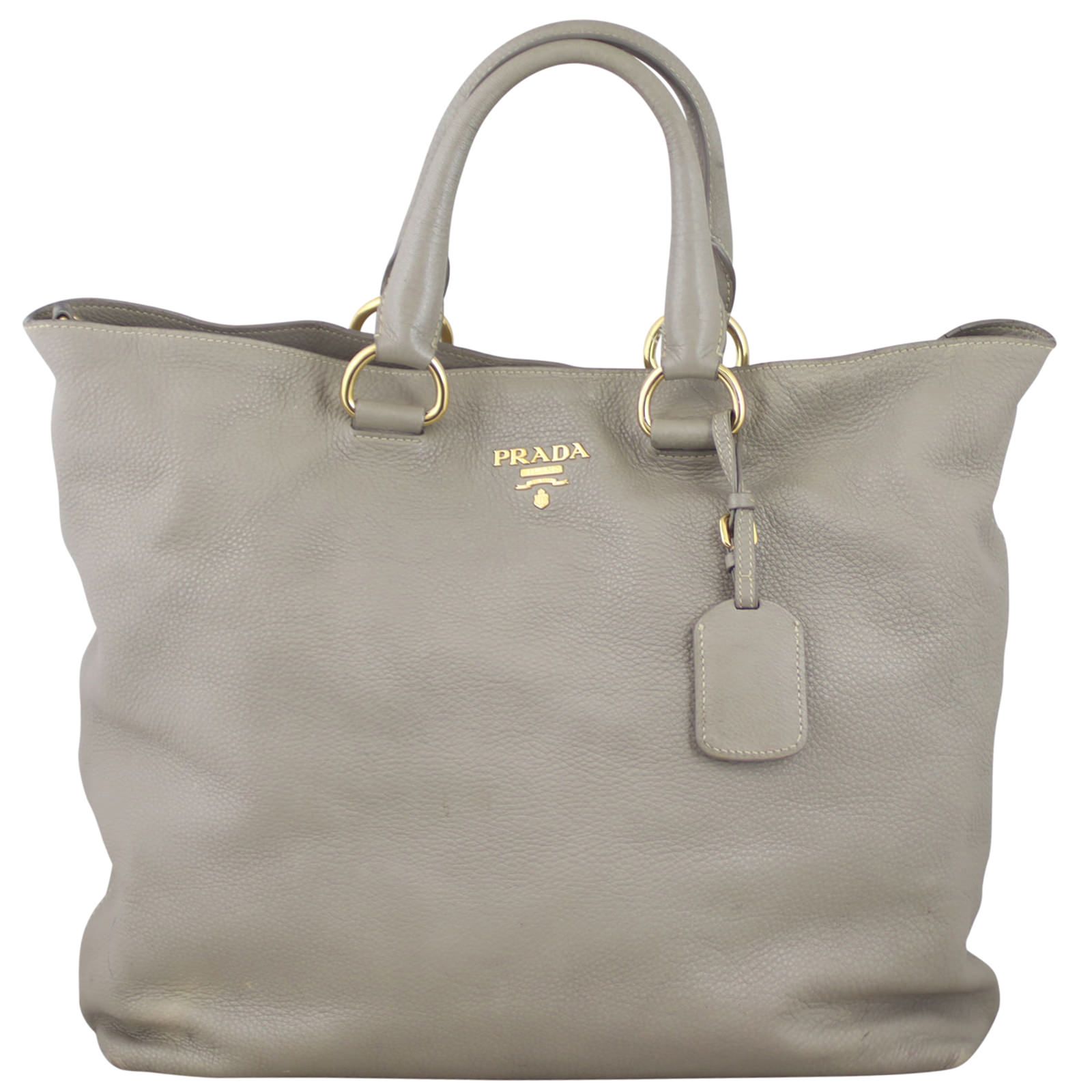 Prada Vitello Daino Shopping Tote