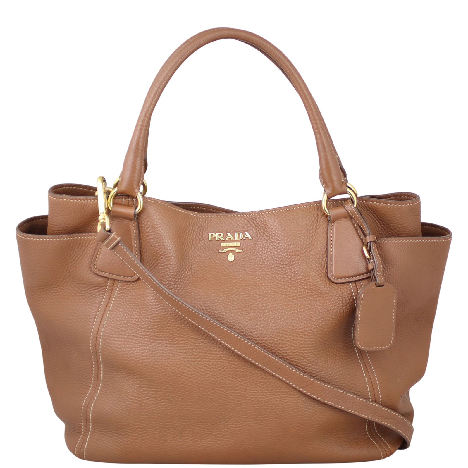Prada Vitello Daino Twin Pocket Tote