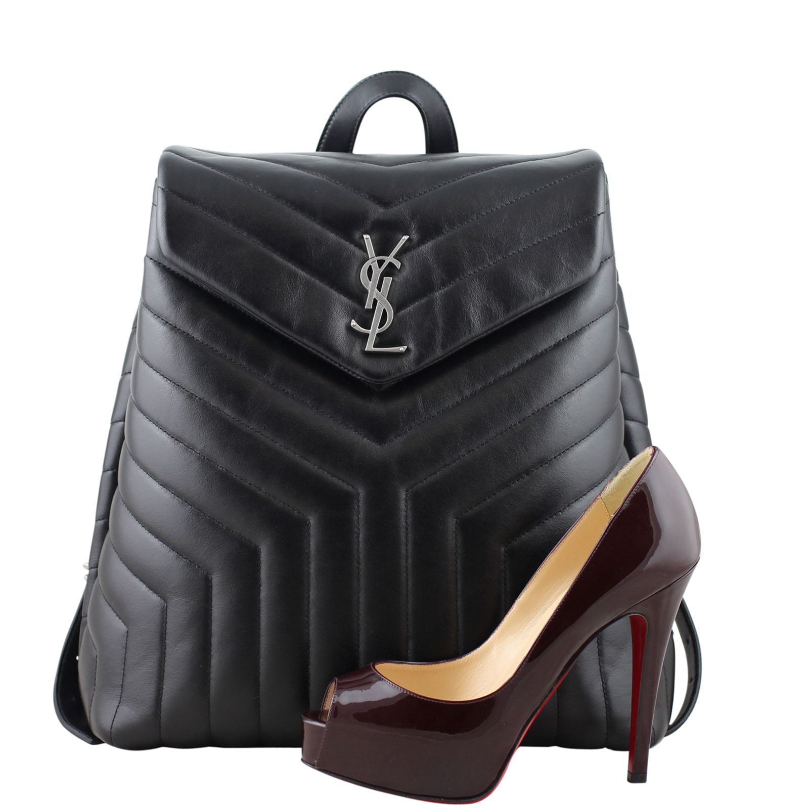 Saint Laurent Loulou Monogram Backpack Medium