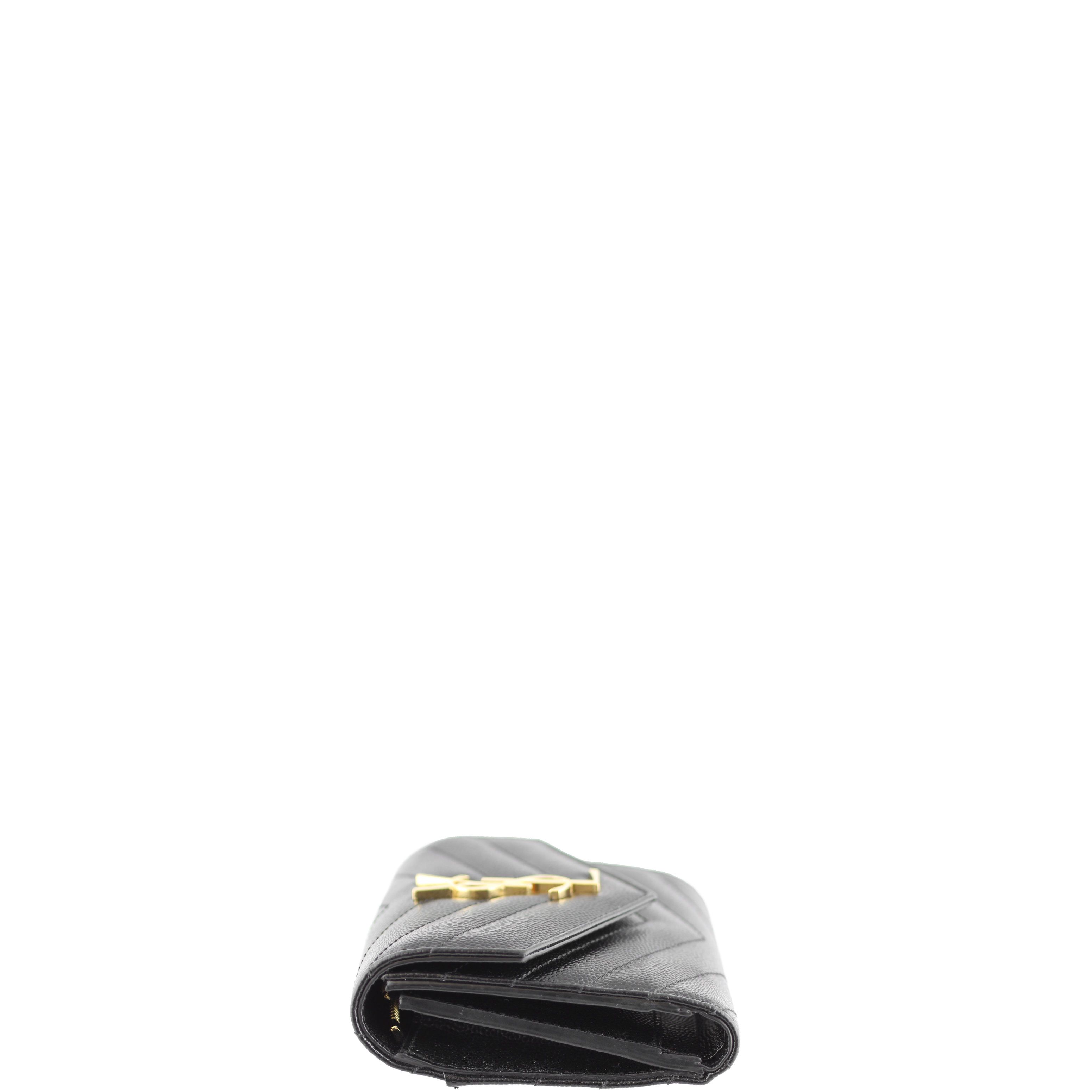 Saint Laurent Monogram Compact Tri-Fold Wallet