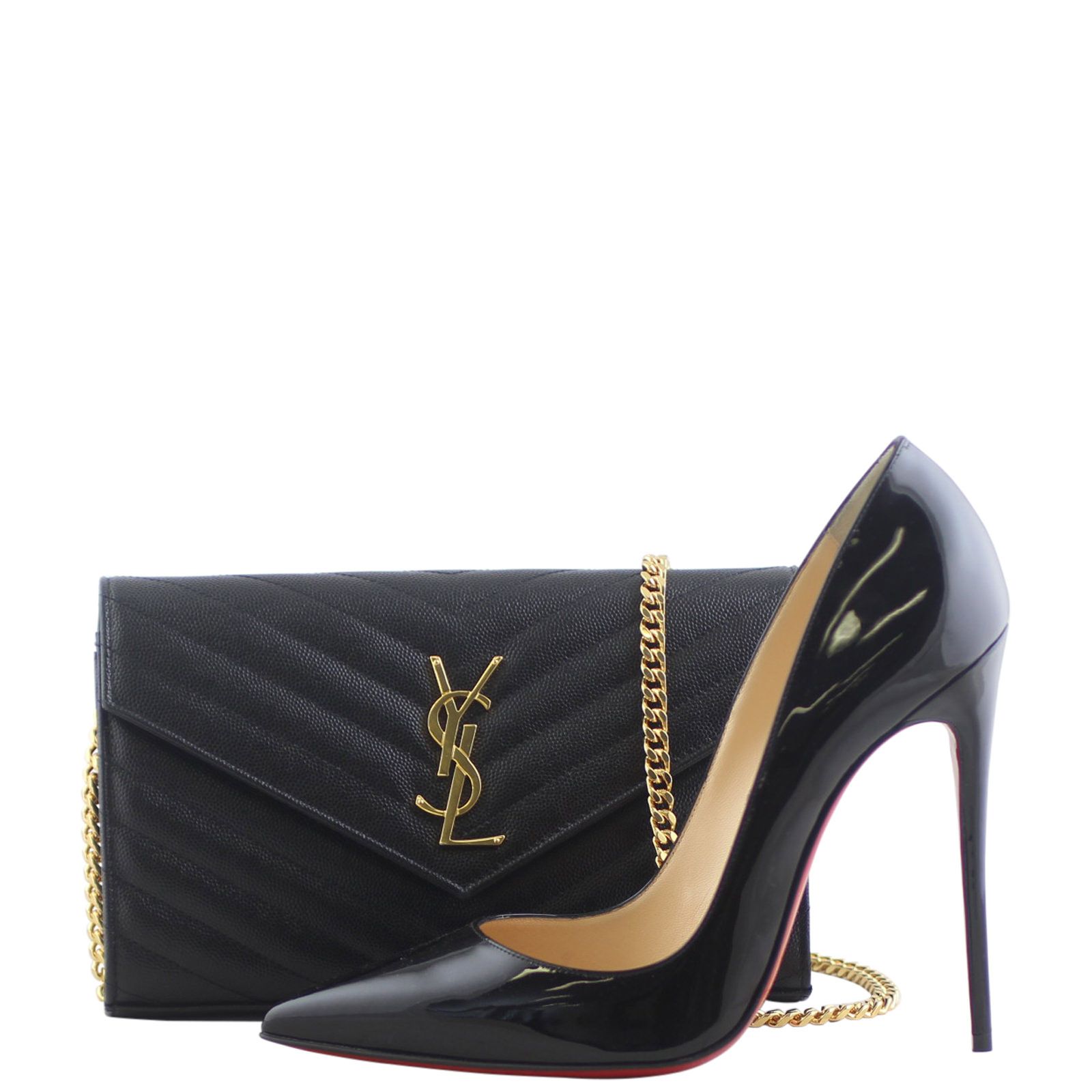 【SAINT LAURENT】ENVELOPE CHAIN WALLET SAINT LAURENT Cassandre Envelope Chain Wallet | Bloomingdale's