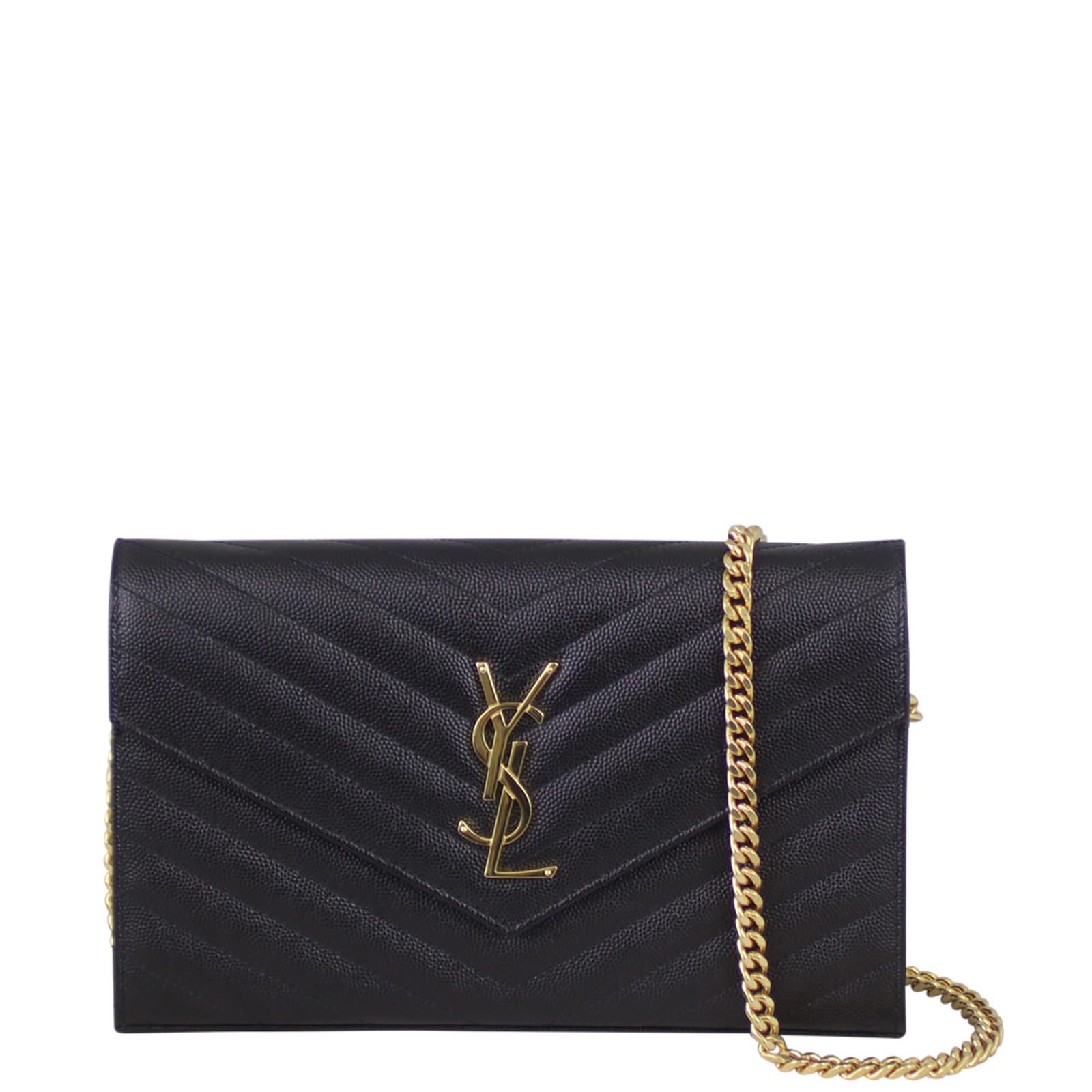 Saint Laurent Monogram Envelope Chain Wallet Medium