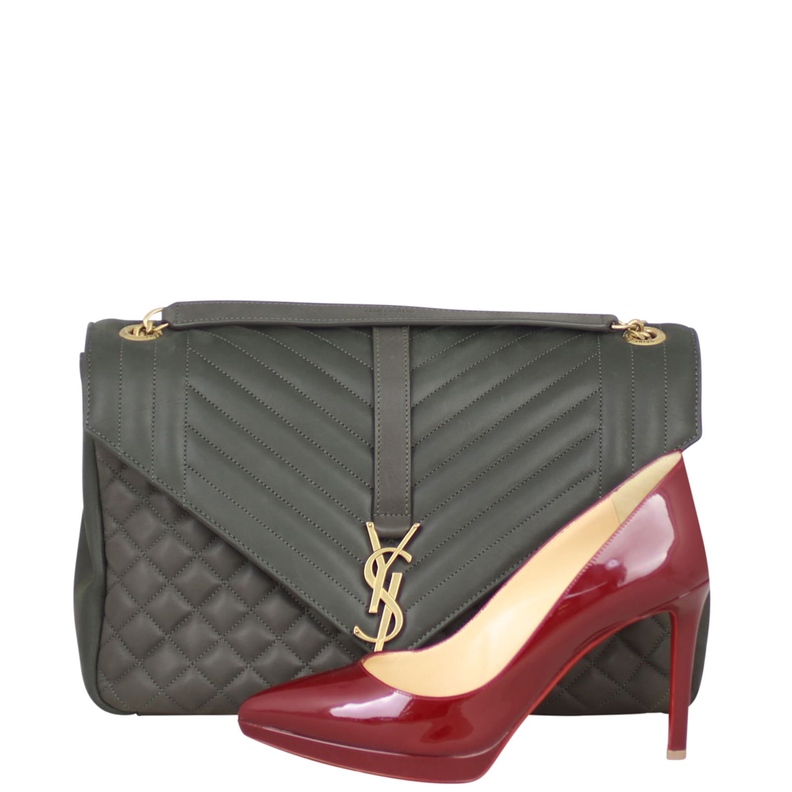 Ysl tri quilt envelope bag large shop