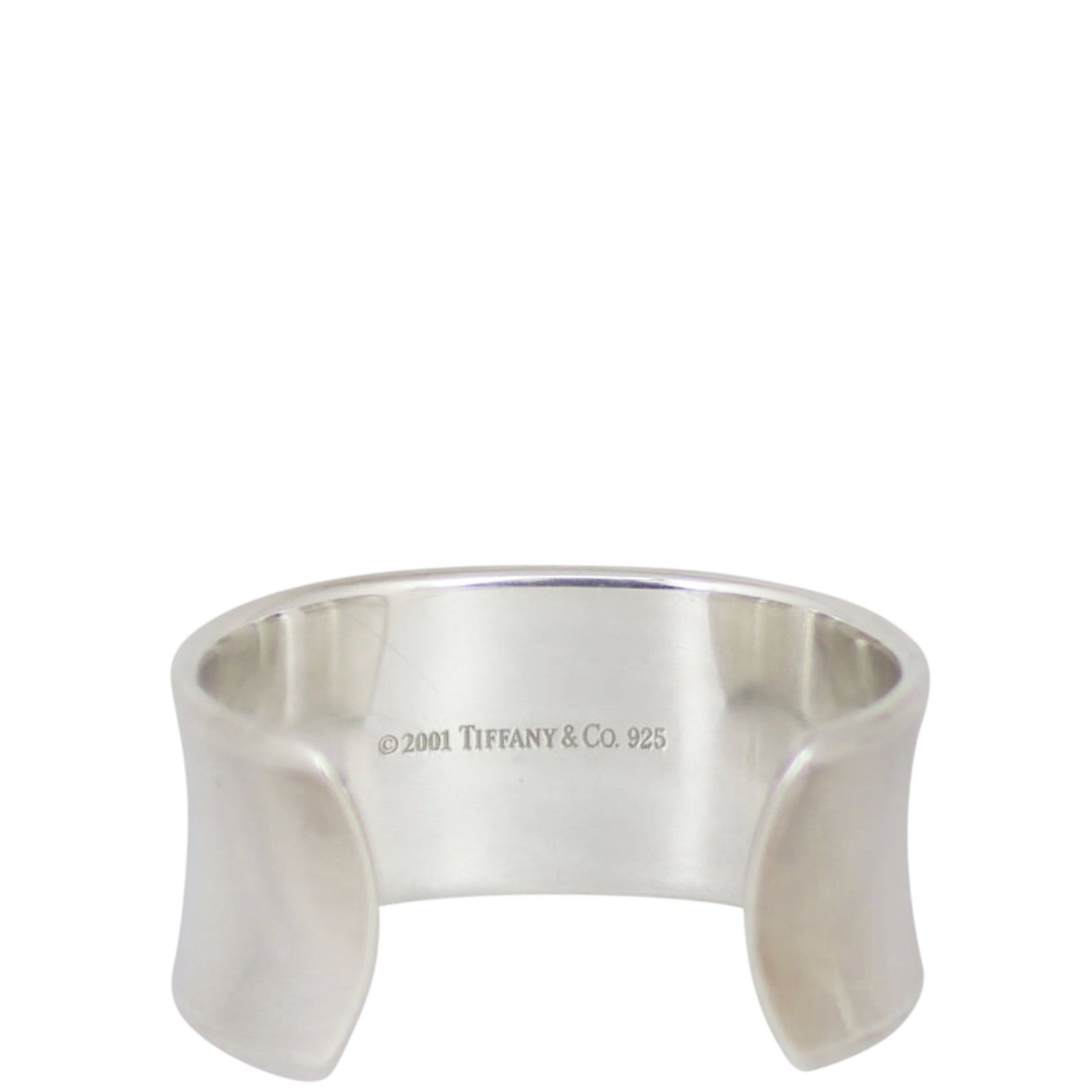 Tiffany Co 1837 Wide Band Cuff Sterling Silver