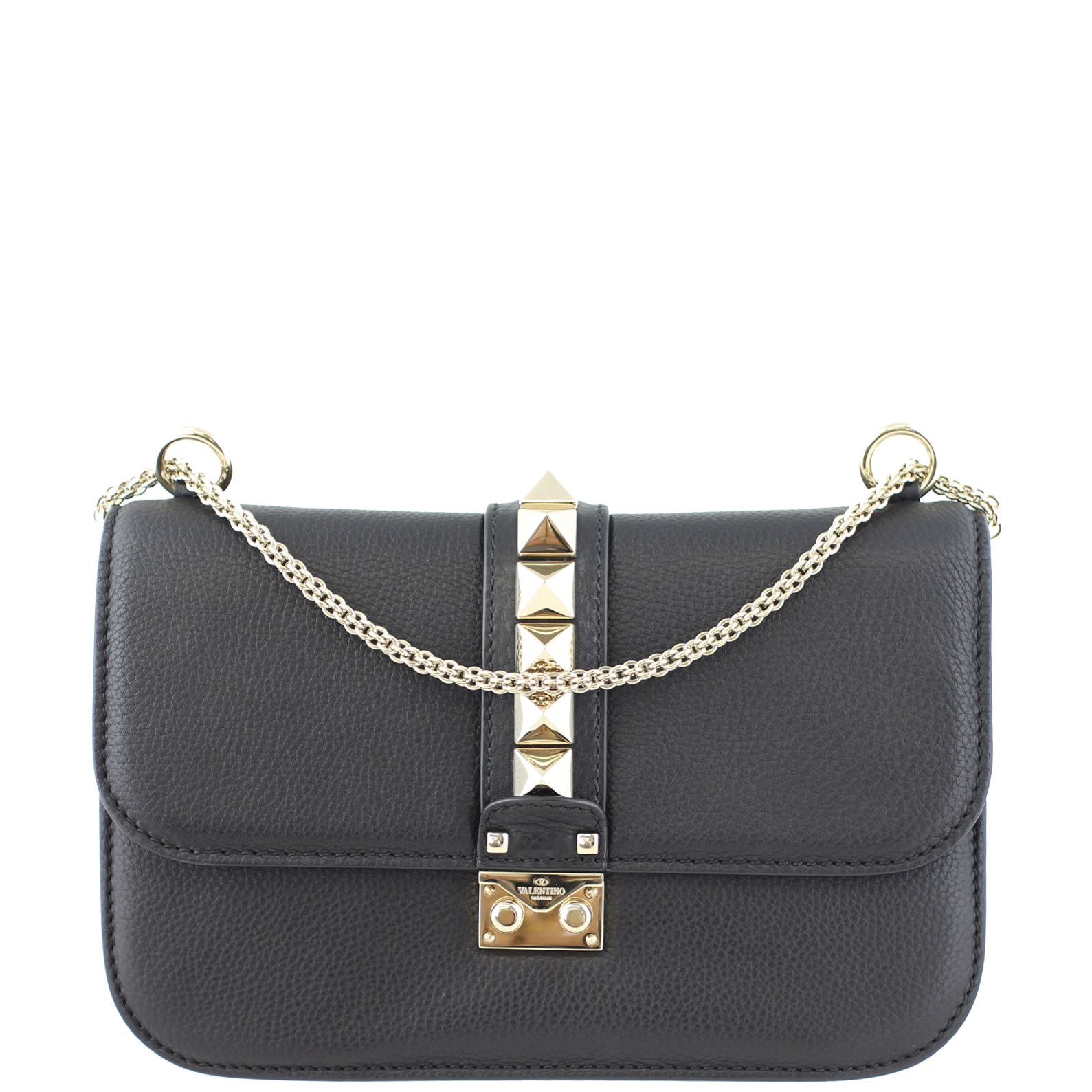 Valentino Medium Lock Shoulder Bag