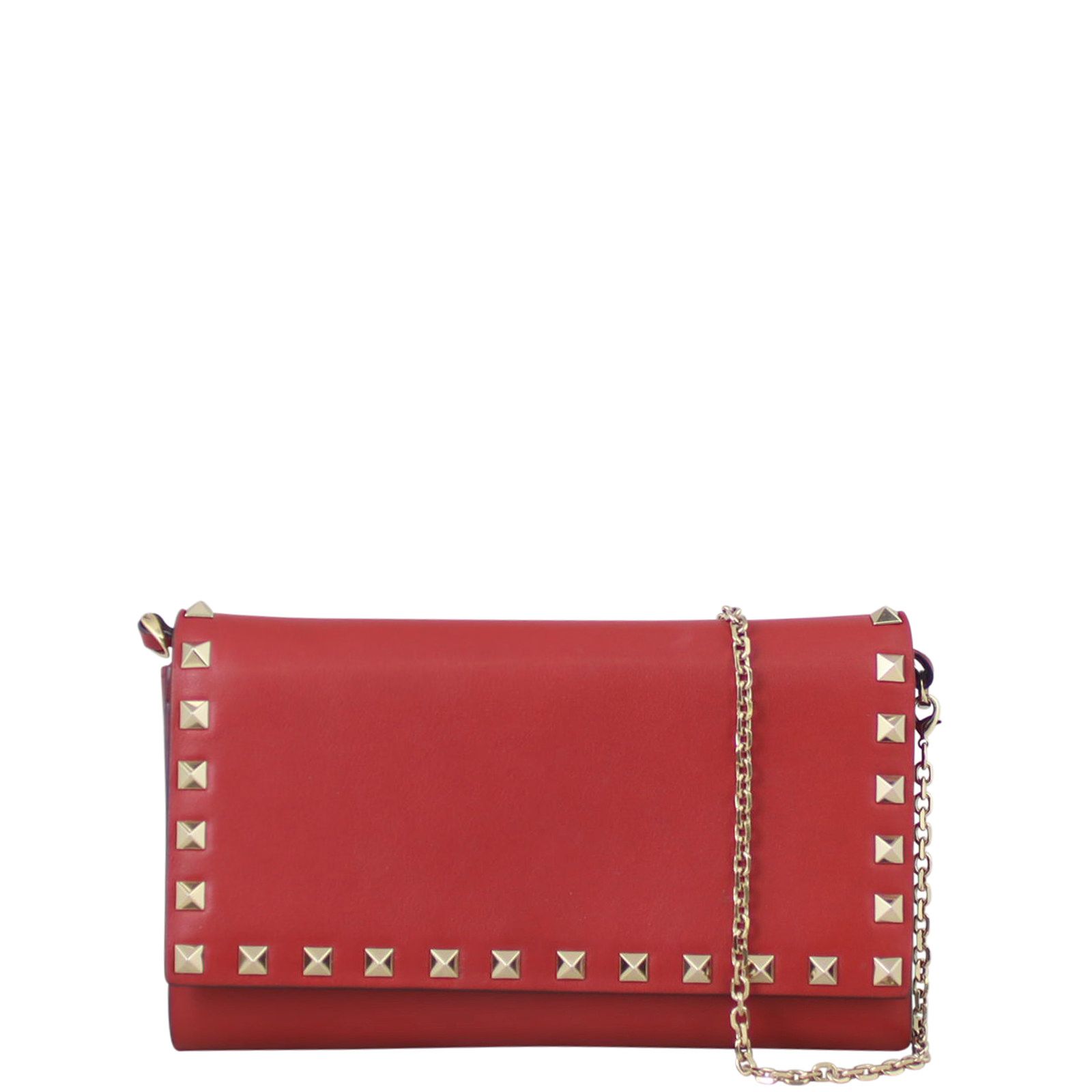 Valentino Rockstud Chain Wallet