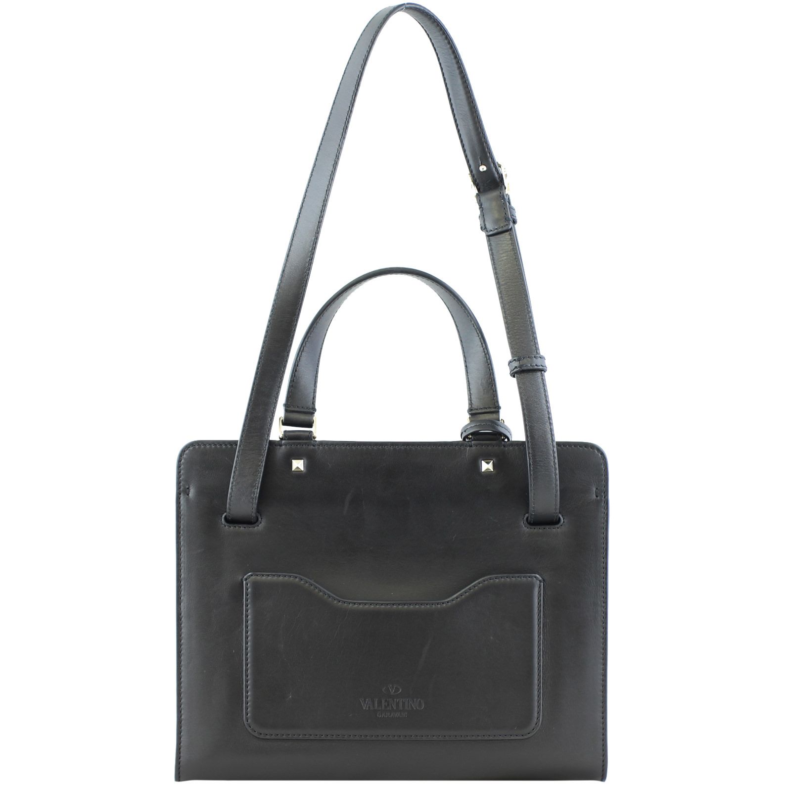 Valentino Rockstud Spike Joy Lock Medium Top Handle Bag