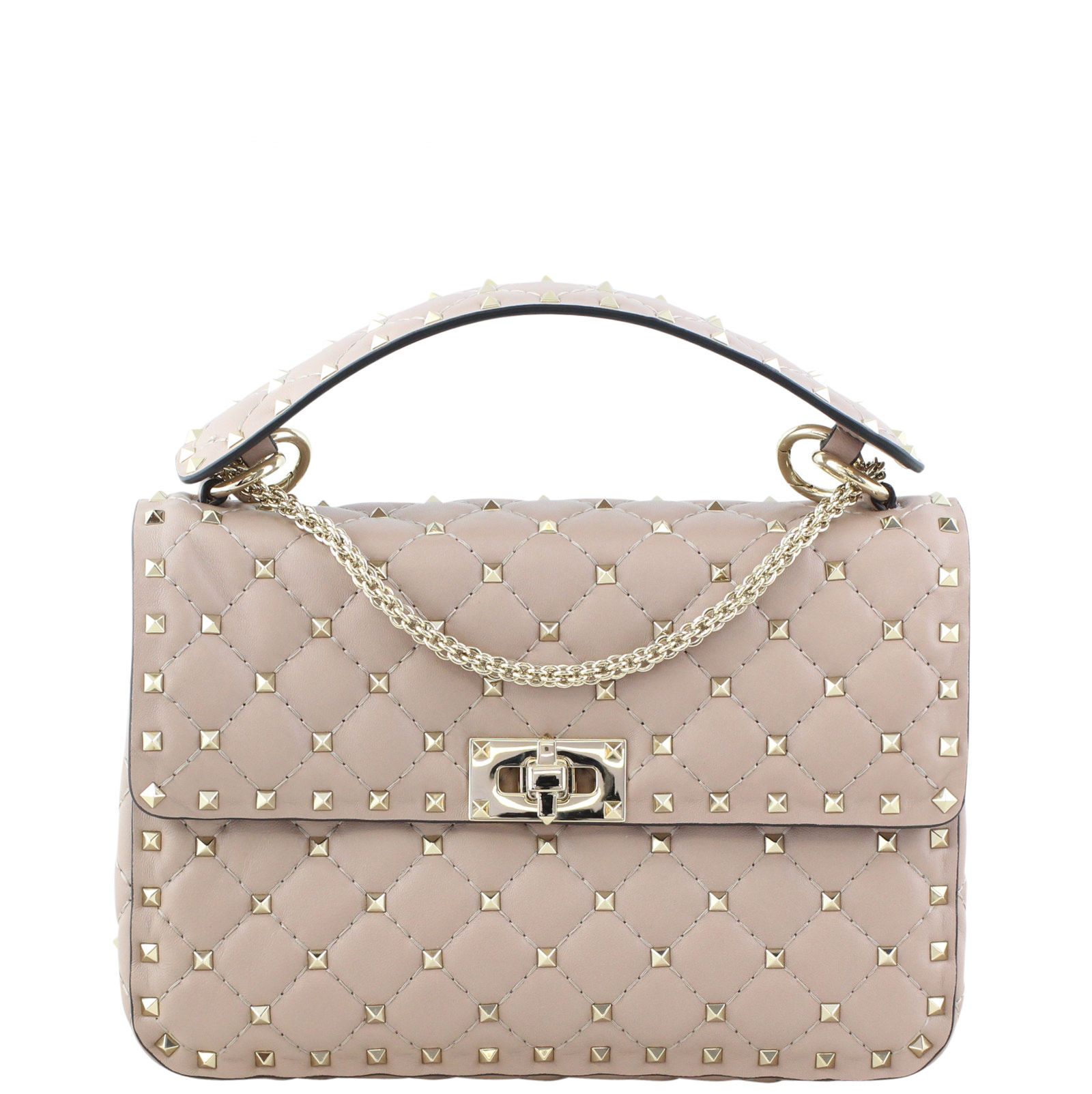 Valentino Rockstud Spike Medium Shoulder Bag
