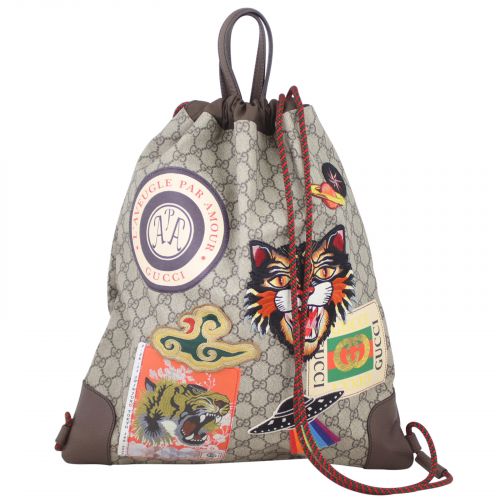 gucci courrier gg supreme backpack