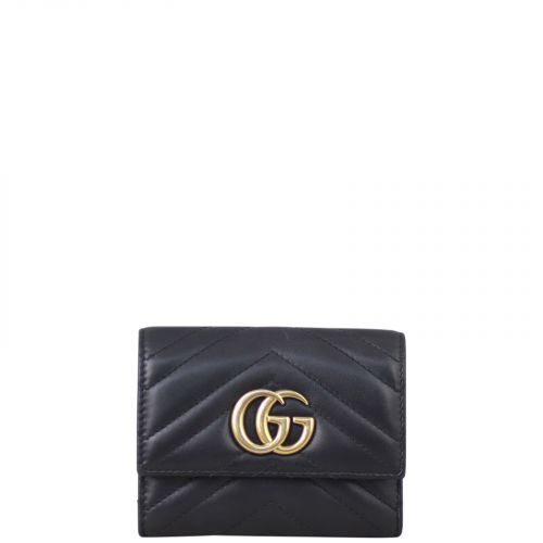 Gucci GG Marmont Matelasse Compact Wallet