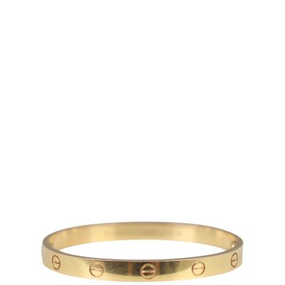 Cartier Love Bracelet 18K Rose Gold Front