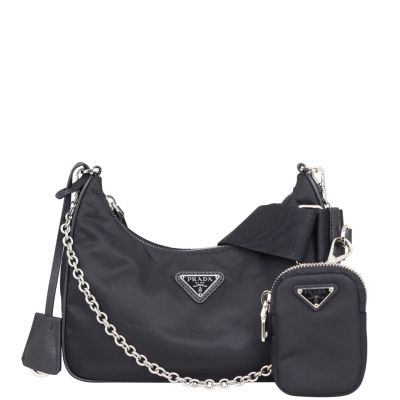 Prada Re-edition 2005 Tessuto Shoulder Bag Front with Strap