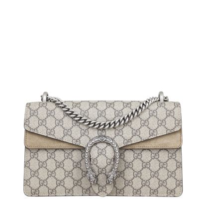 Gucci Dionysus GG Supreme Small Shoulder Bag Front wit Strap