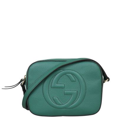 Gucci Soho Leather Shoulder Bag Front