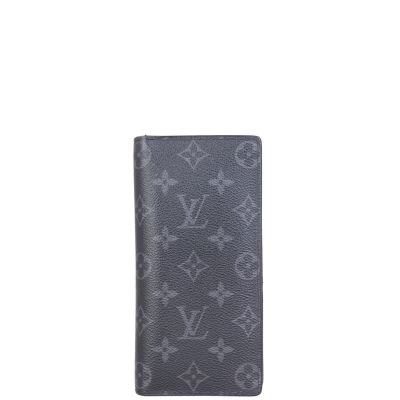 Louis Vuitton Brazza Wallet Monogram Eclipse Front