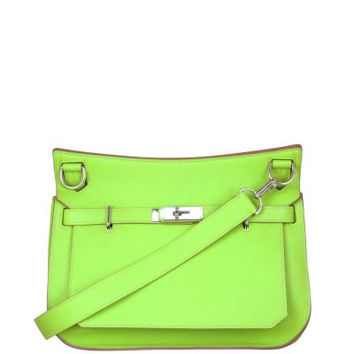 Hermes Jypsiere 28 (green) Front with Strap