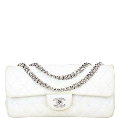 Chanel East-West Flap Bag Front with Strap