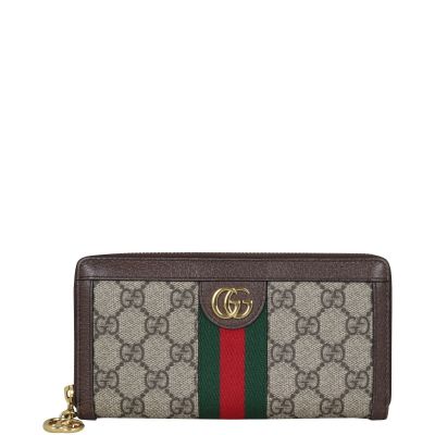Gucci Ophidia GG Zip Around Wallet Front