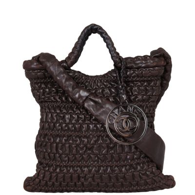 Chanel Hidden Chain Tote Bag  Front with Strap