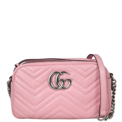 Gucci GG Marmont Small Camera Bag Front with Strap
