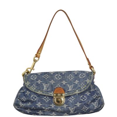 Louis Vuitton Mini Pleaty Monogram Denim Front