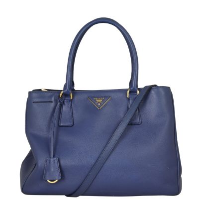 Prada Saffiano Galleria Lux Tote Medium Front with Strap