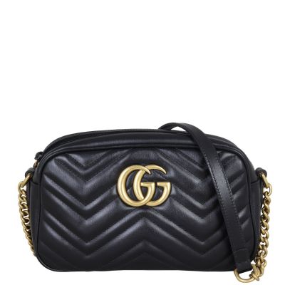 Gucci GG Marmont Small Camera Bag Front with Strap