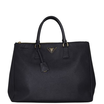 Prada Saffiano Lux Galleria Double Zip Tote Large Front