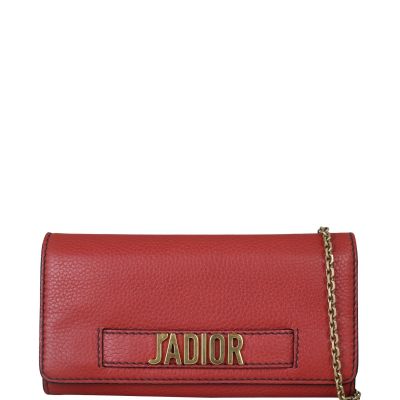 Dior J’Adior Croisiere Chain Wallet Front Showing Chain