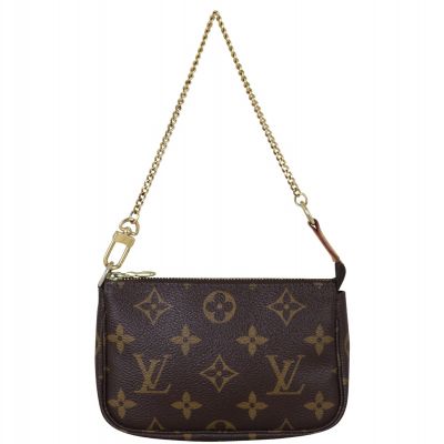 Louis Vuitton Mini Pochette Accessoires Monogram Front