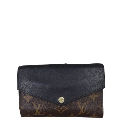 Louis Vuitton Pallas Compact Wallet Monogram Noir Front