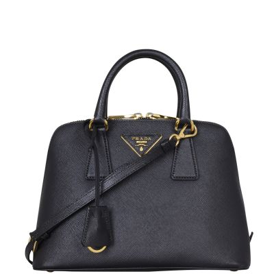 Prada Saffiano Lux Promenade Mini Front With Strap