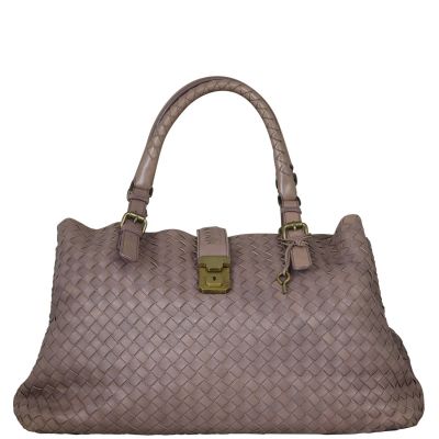 Bottega Veneta Intrecciato Roma Bag Large Front 