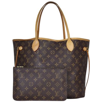 Louis Vuitton Neverfull MM Monogram Front With Pouch