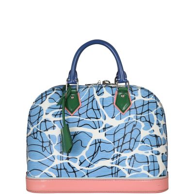Louis Vuitton Alma PM Epi Aqua Front