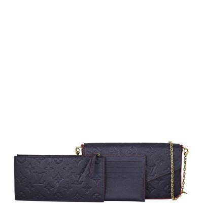 Louis Vuitton Pochette Felicie Monogram Empreinte Front With Pouch