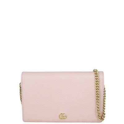 Gucci GG Marmont Chain Wallet Front With Chain