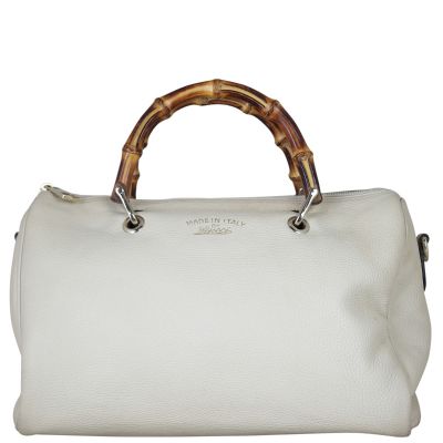 Gucci Bamboo Boston Bag Front