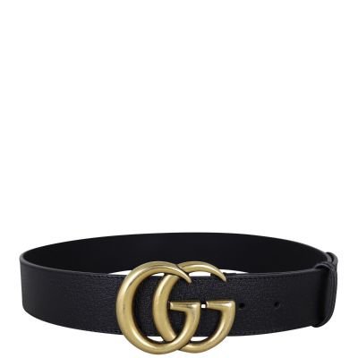 Gucci Marmont Double G Wide Belt 
