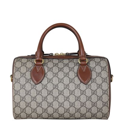Gucci GG Supreme Medium Boston Bag Front