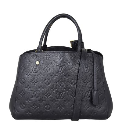 Louis Vuitton Montaigne MM Monogram Empriente Front With Strap