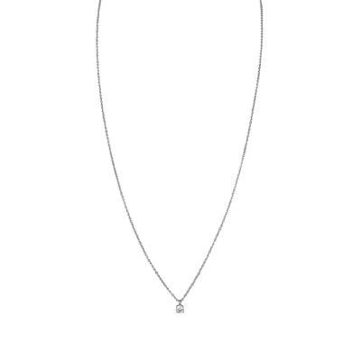 Tiffany & Co Solitaire Platinum Diamond Necklace